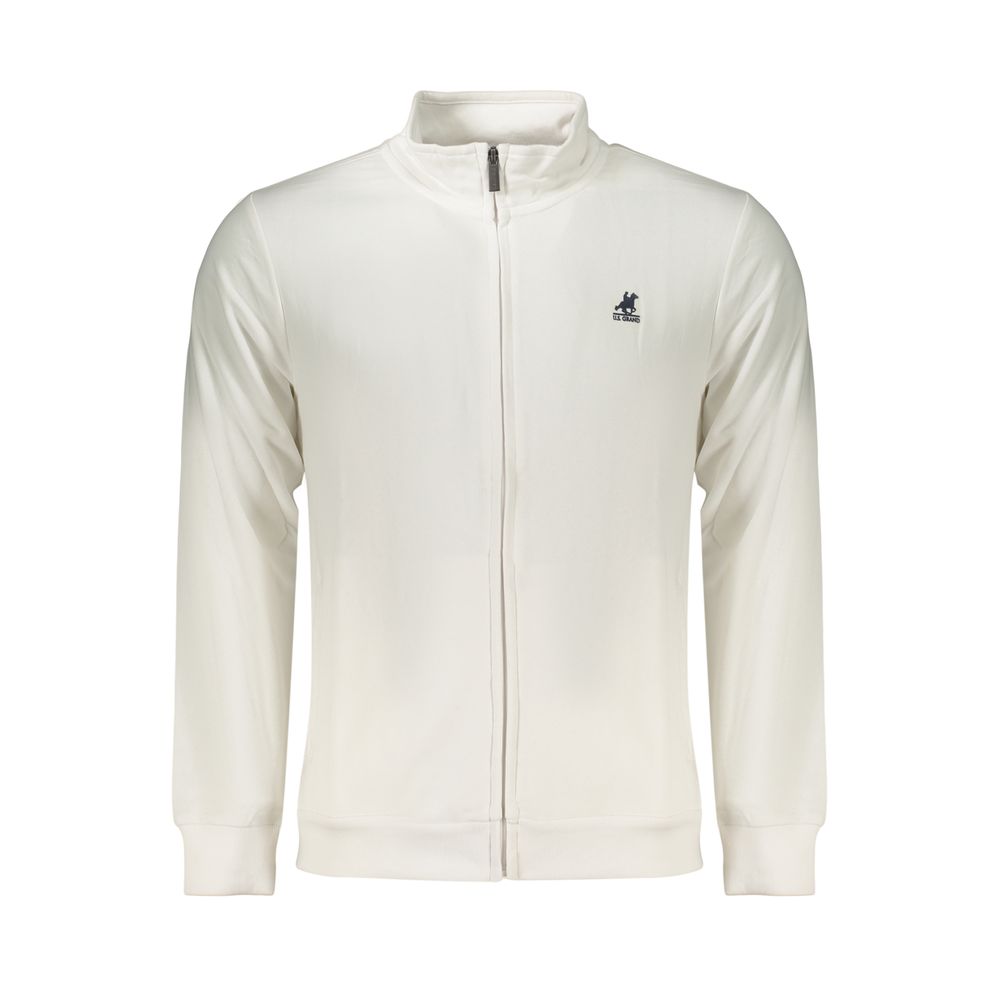 U.S. Grand Polo Weißes Herren-Sweatshirt aus Baumwolle