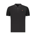 U.S. Grand Polo Schwarzes Herren-Poloshirt aus Baumwolle