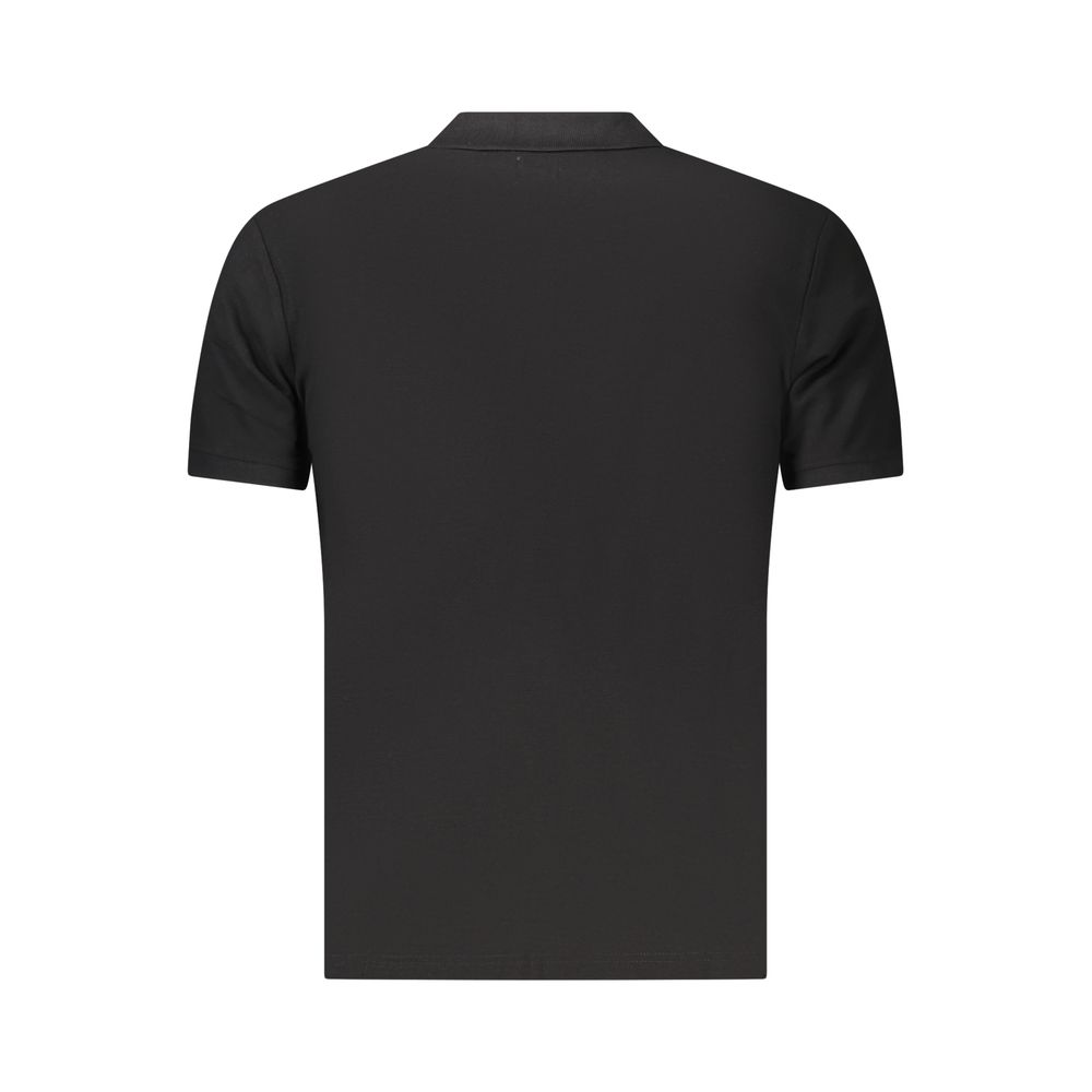 U.S. Grand Polo Schwarzes Herren-Poloshirt aus Baumwolle