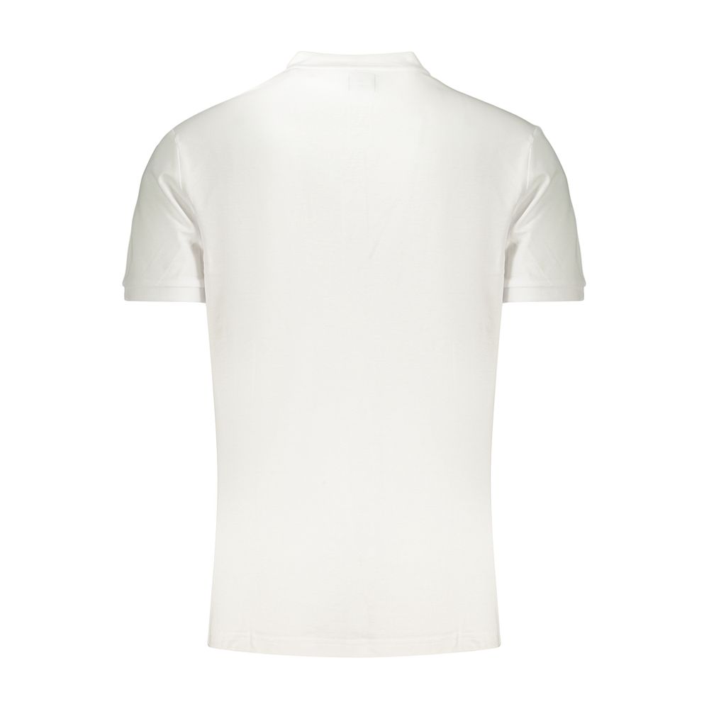 U.S. Grand Polo Weißes Herren-Poloshirt aus Baumwolle