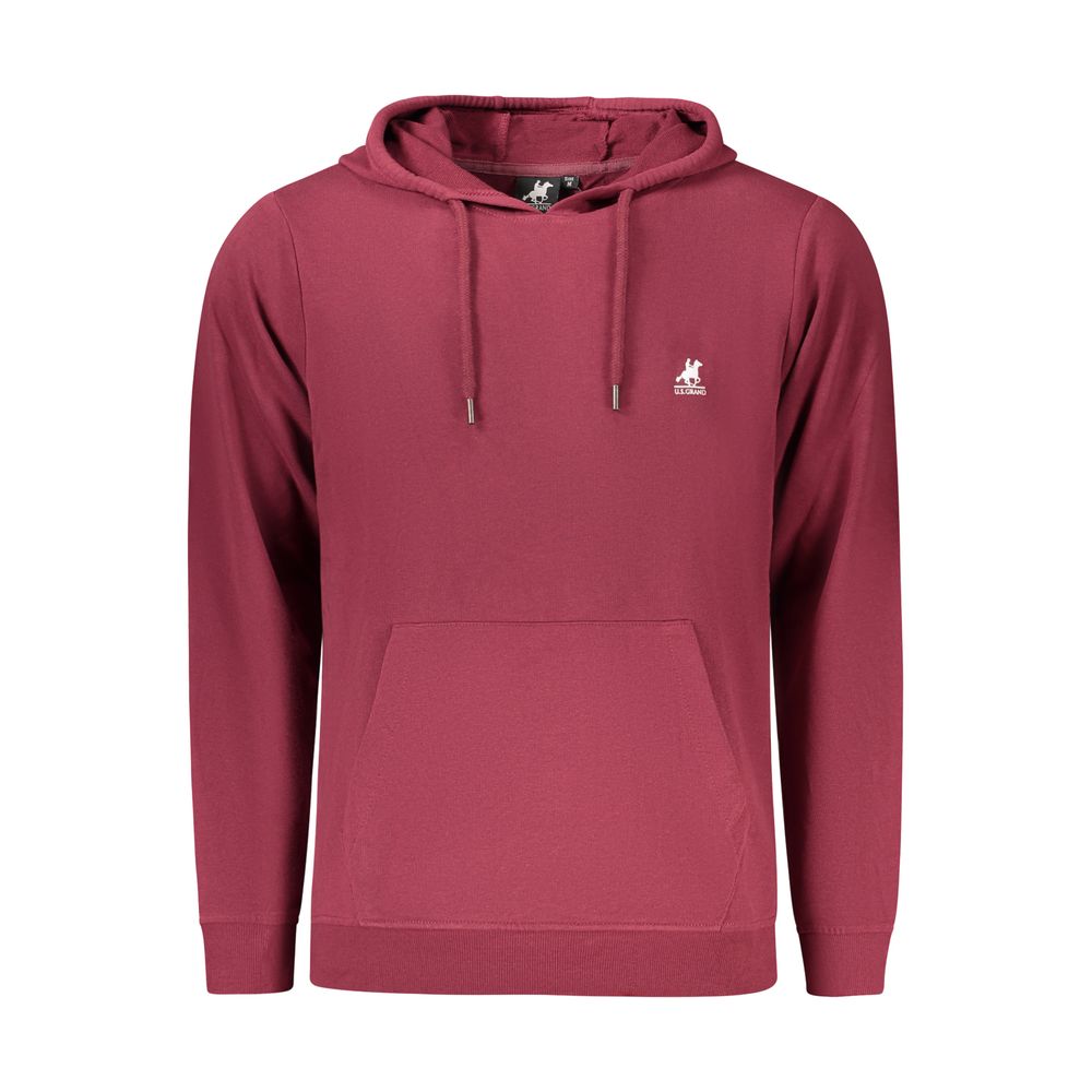 U.S. Grand Polo Rotes Herren-Sweatshirt aus Baumwolle