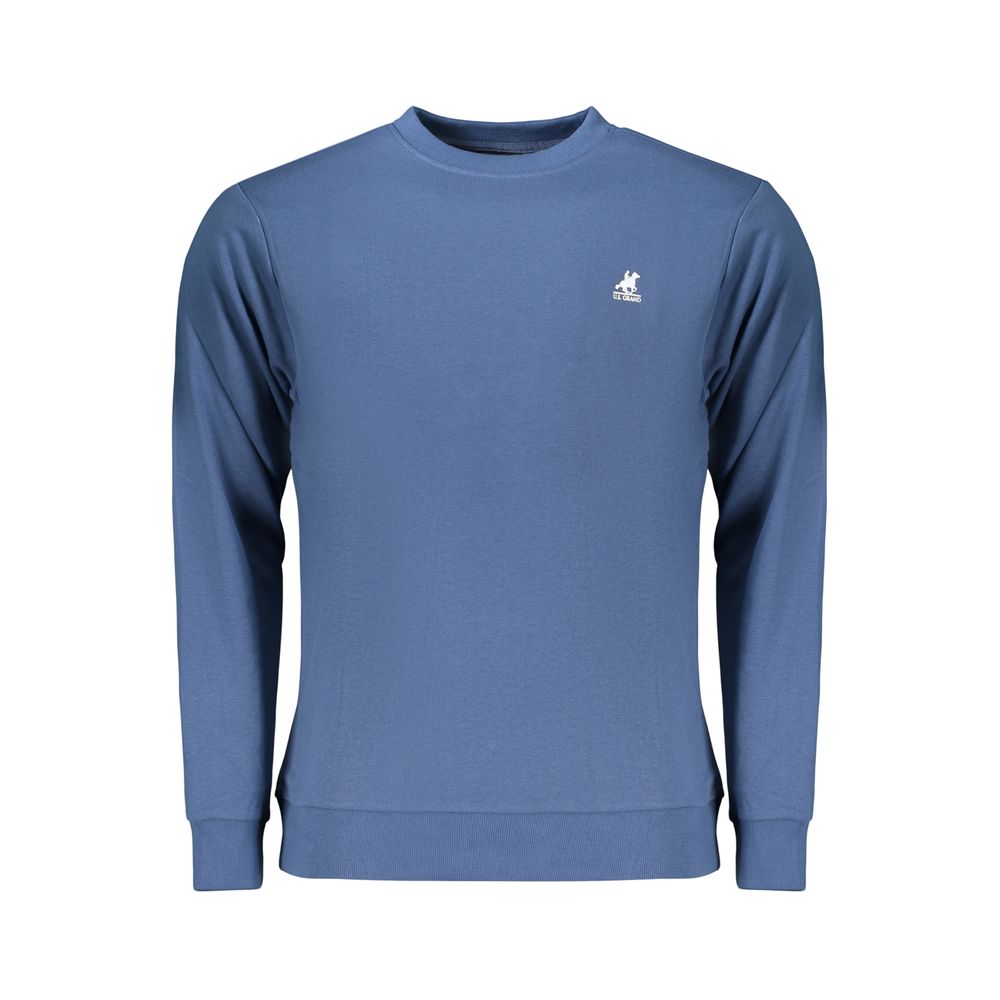U.S. Grand Polo Blaues Baumwoll-Sweatshirt für Herren