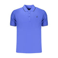 U.S. Grand Polo Blaues Baumwoll-Poloshirt für Herren