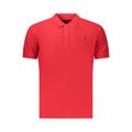 U.S. Grand Polo Rotes Baumwoll-Poloshirt für Herren