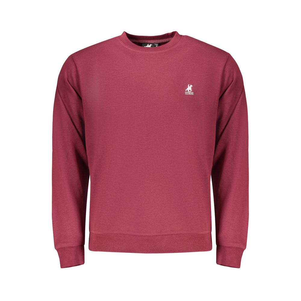 U.S. Grand Polo Rotes Herren-Sweatshirt aus Baumwolle
