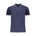 U.S. Grand Polo Blaues Baumwoll-Poloshirt für Herren
