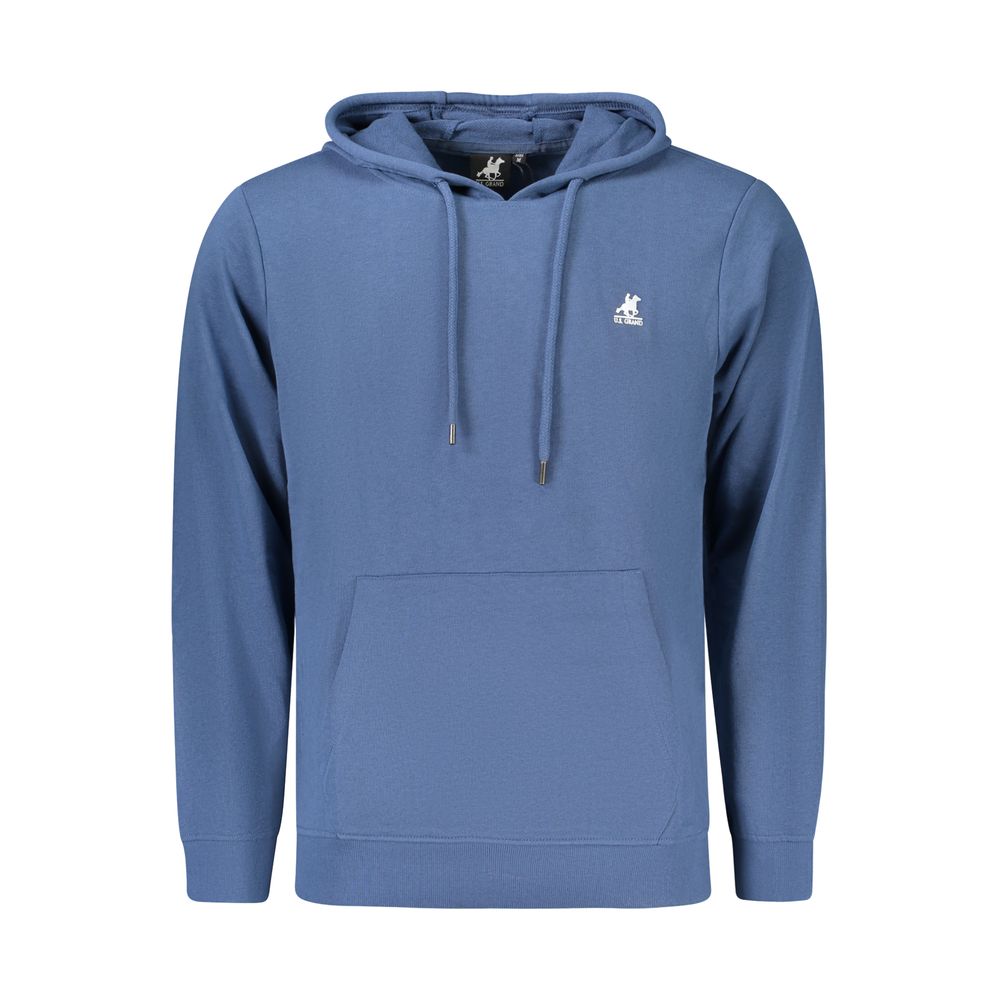 U.S. Grand Polo Blaues Baumwoll-Sweatshirt für Herren
