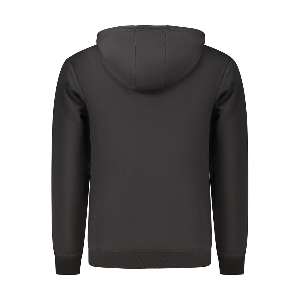 U.S. Grand Polo Schwarzer Baumwoll-Sweatshirt