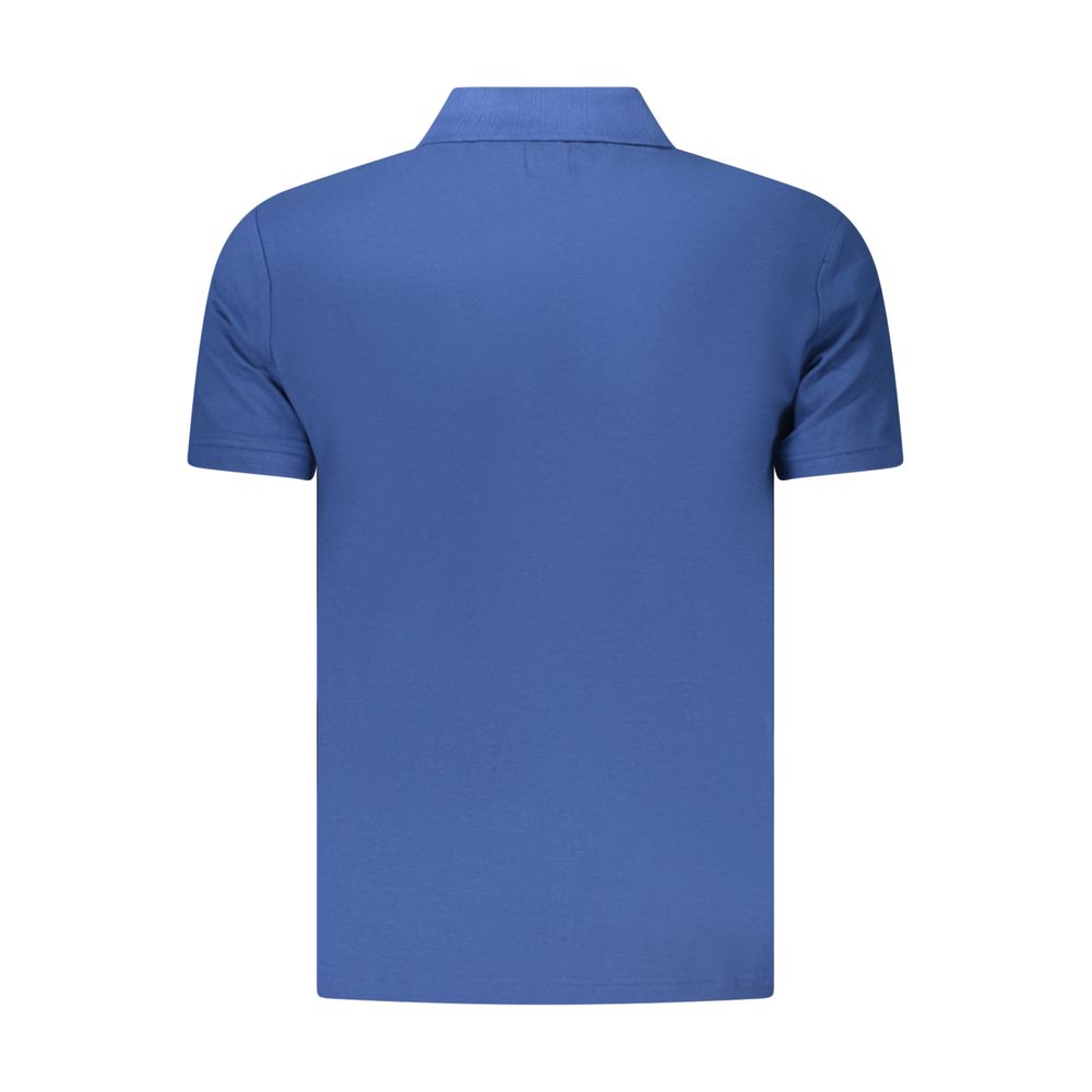 U.S. Grand Polo Blaues Baumwoll-Poloshirt für Herren