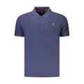 U.S. Grand Polo Blaues Baumwoll-Poloshirt für Herren