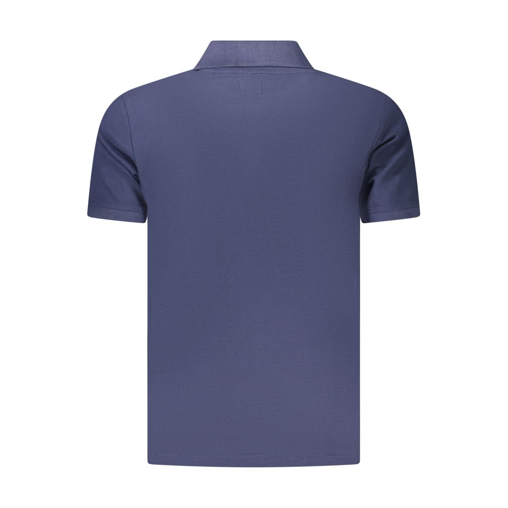 U.S. Grand Polo Blaues Baumwoll-Poloshirt für Herren