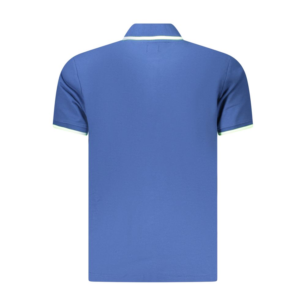 U.S. Grand Polo Blaues Baumwoll-Poloshirt für Herren
