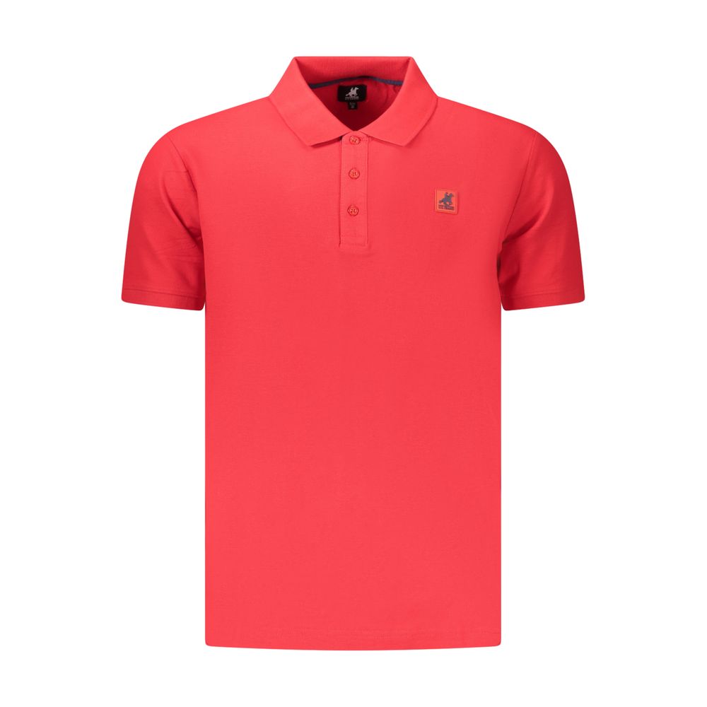 U.S. Grand Polo Rotes Herren-Poloshirt aus Baumwolle