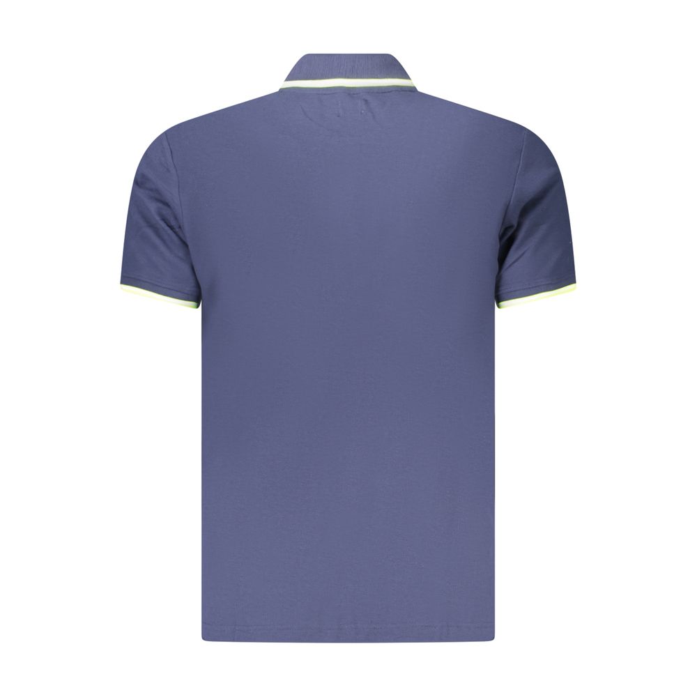 U.S. Grand Polo Blaues Herren-Poloshirt aus Baumwolle