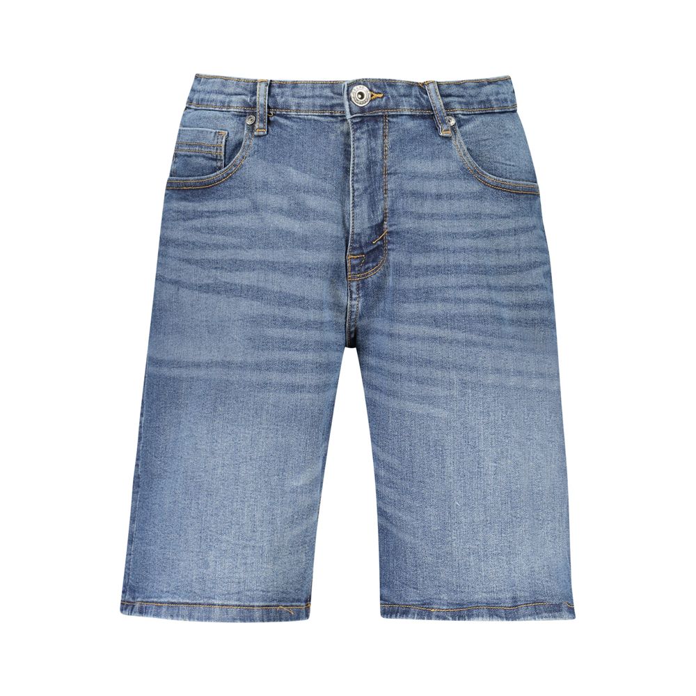 U.S. Grand Polo Blaue Herren-Shorts aus Baumwolle