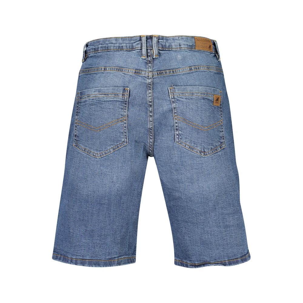 U.S. Grand Polo Blaue Herren-Shorts aus Baumwolle