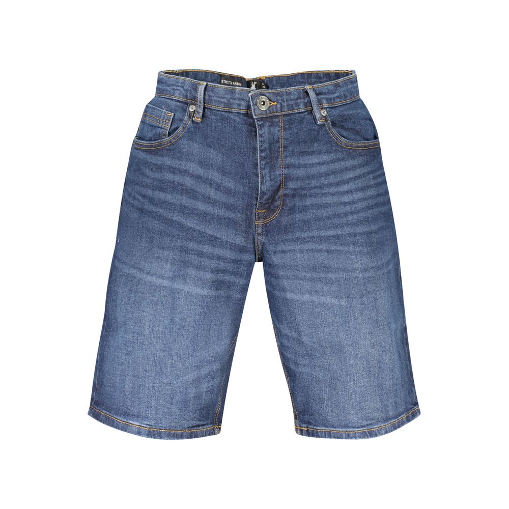 U.S. Grand Polo Blaue Herren-Shorts aus Baumwolle