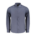 U.S. Grand Polo Herrenhemd aus blauer Baumwolle