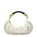 Balmain Beige Leder Handtasche