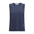 Ami Paris Blaue Baumwoll-Tanktops