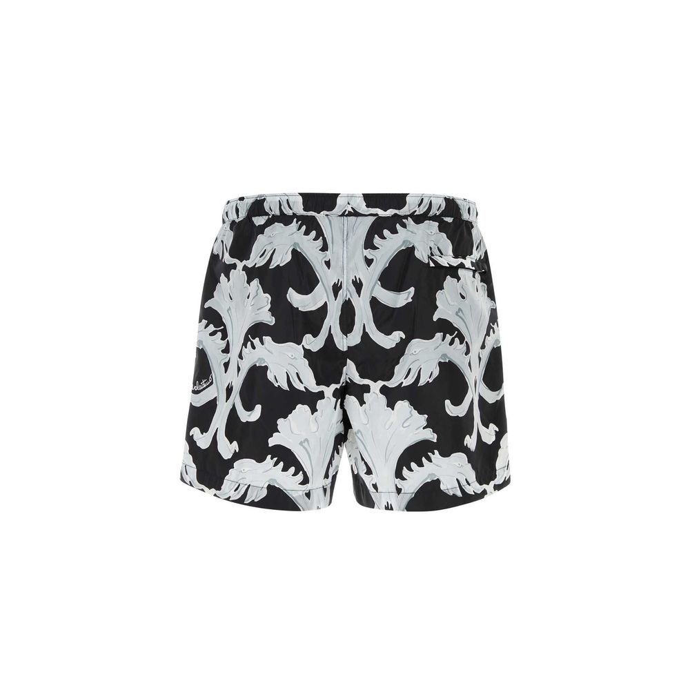 Valentino Schwarze Polyamid-Shorts