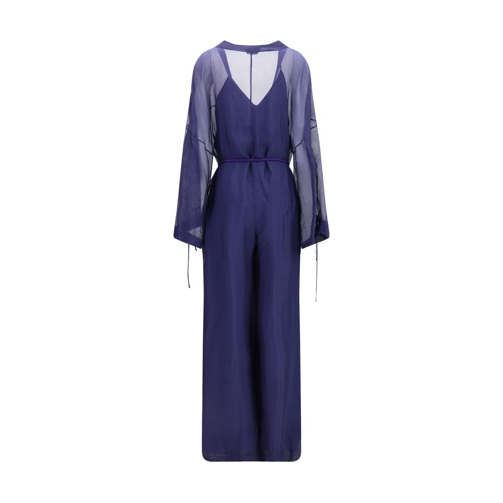 Giorgio Armani Blauer Viskose-Overall