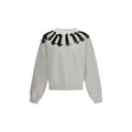 Palm Angels Weißes Baumwoll-Sweatshirt