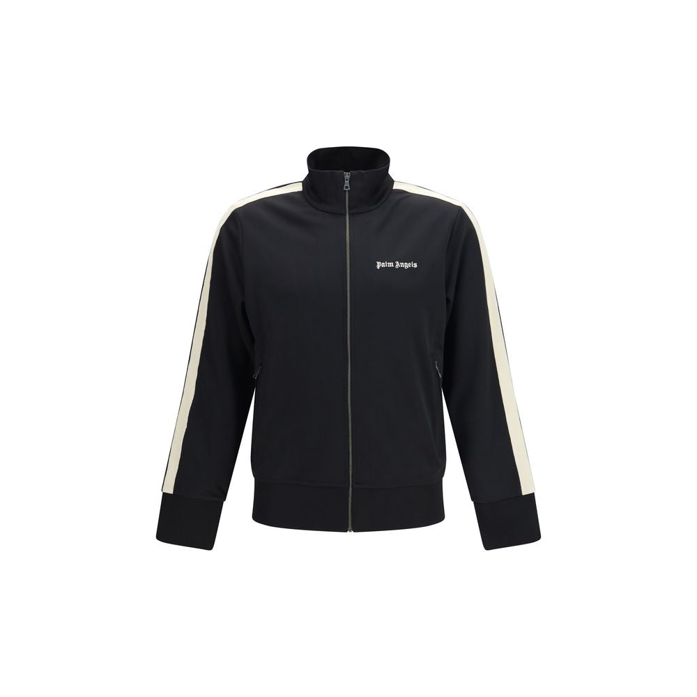 Palm Angels Schwarze Shell-Jacke aus Polyester
