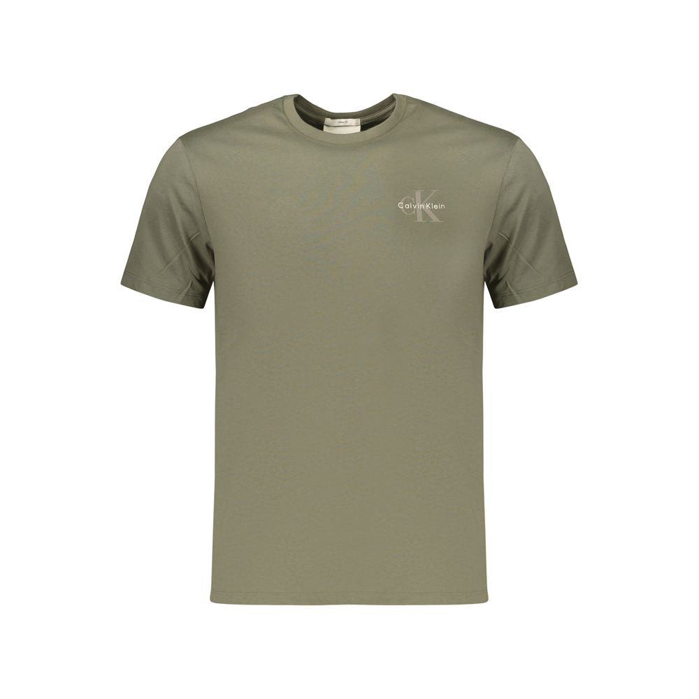 Calvin Klein Grünes Baumwoll-T-Shirt für Herren