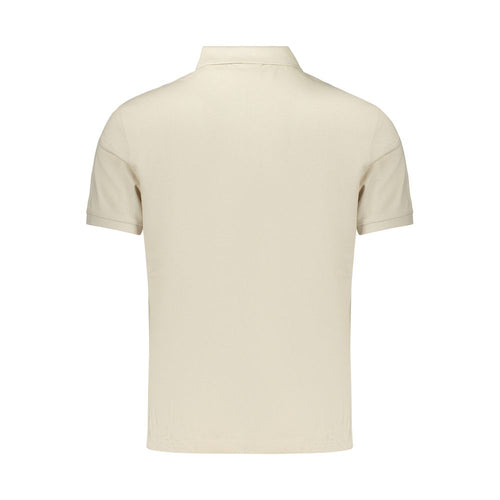 Calvin Klein Beige Baumwoll-Herrenpoloshirt