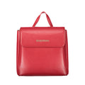 Mario Valentino Rote Damen-Schultertasche aus Polyurethan