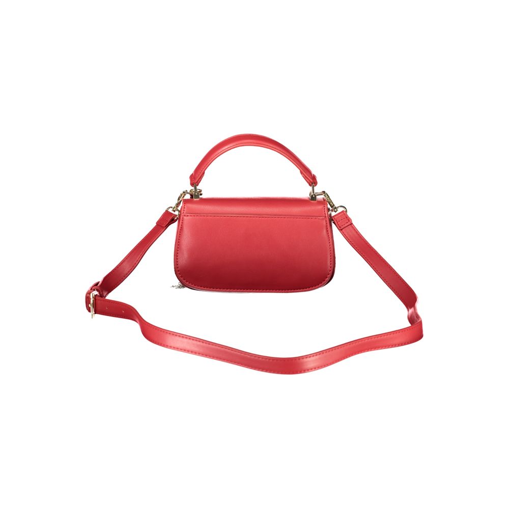 Mario Valentino Rosso Poliuretano Donna Tasche mit Kontrastdetails