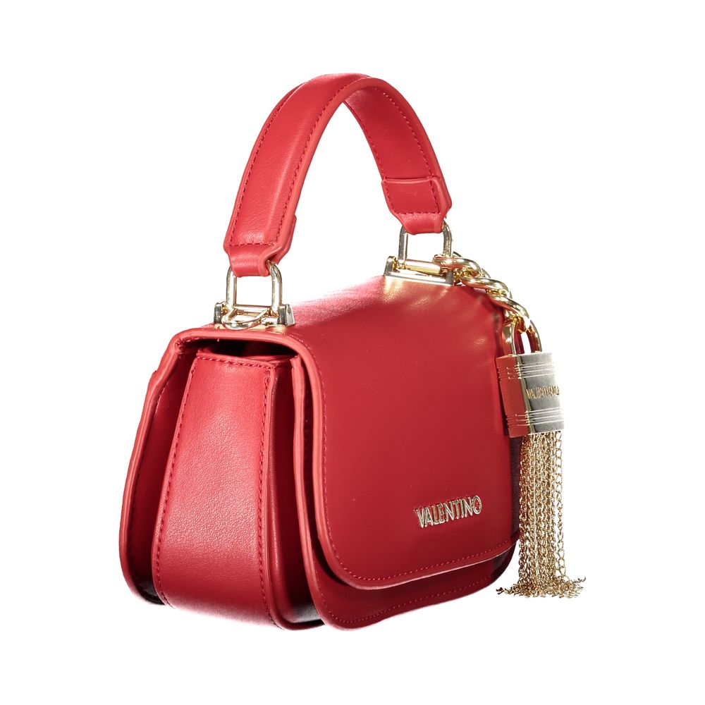 Mario Valentino Rosso Poliuretano Donna Tasche mit Kontrastdetails