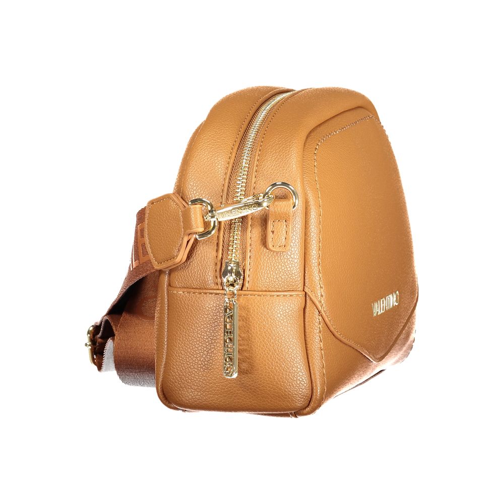 Mario Valentino Braune Damenhandtasche aus Polyurethan