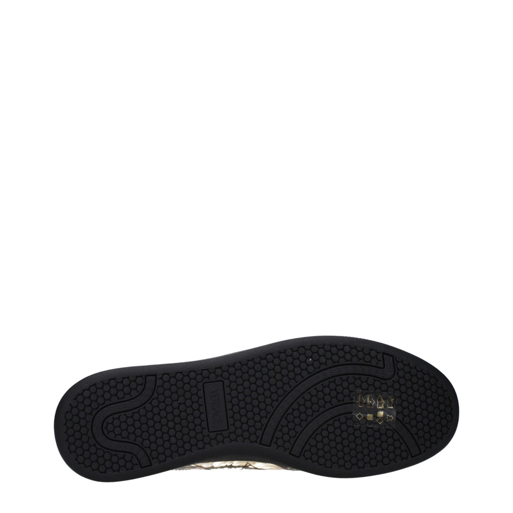Versace Schwarze Leder Chunky Sneaker