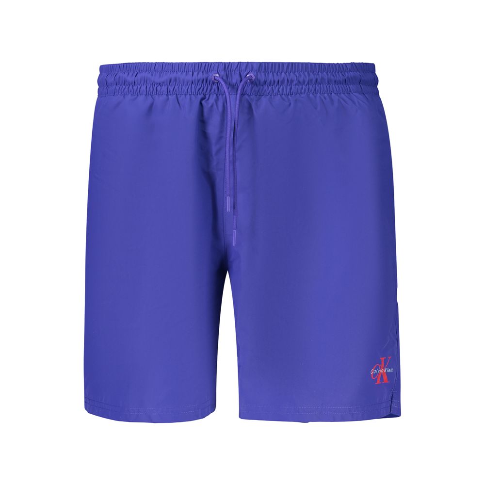 Calvin Klein Blaue Polyester-Badehose für Herren