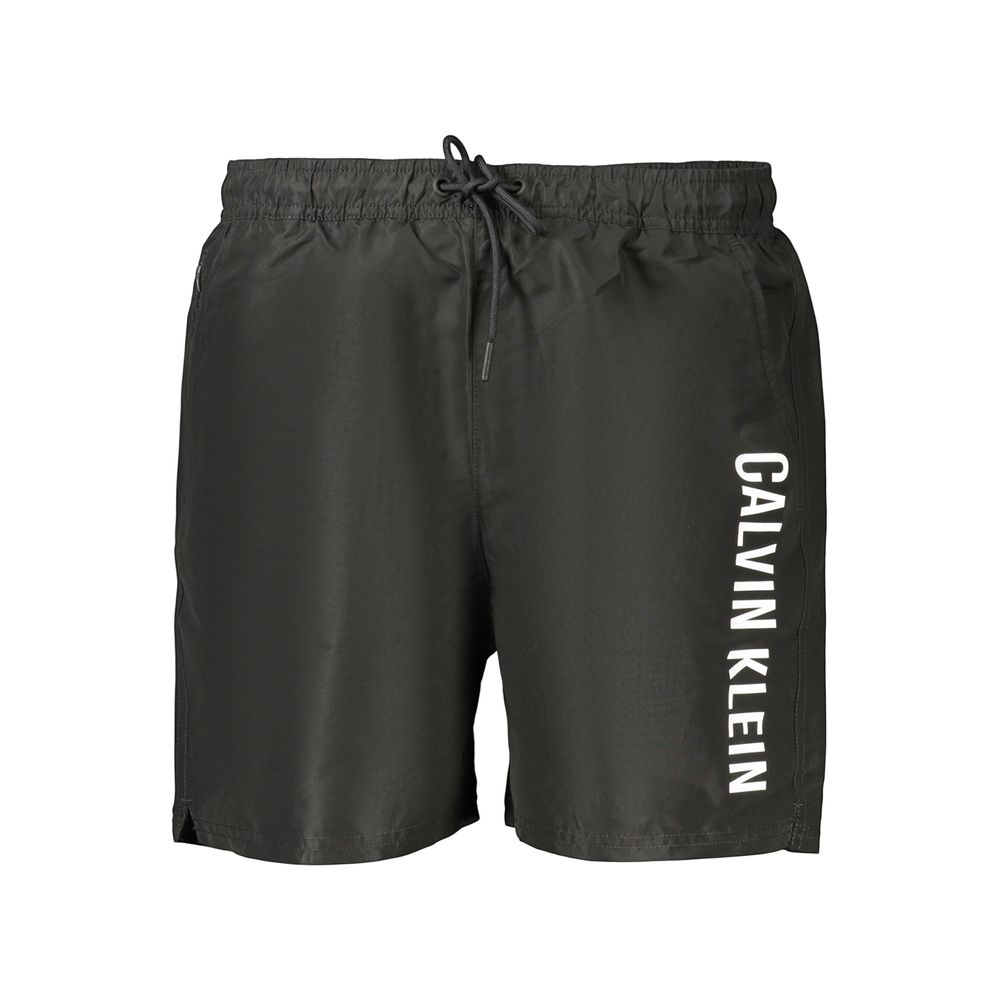 Calvin Klein Schwarze Herren-Badeshorts aus Polyester