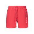 Tommy Hilfiger Badehose aus Polyester in Rot für Herren