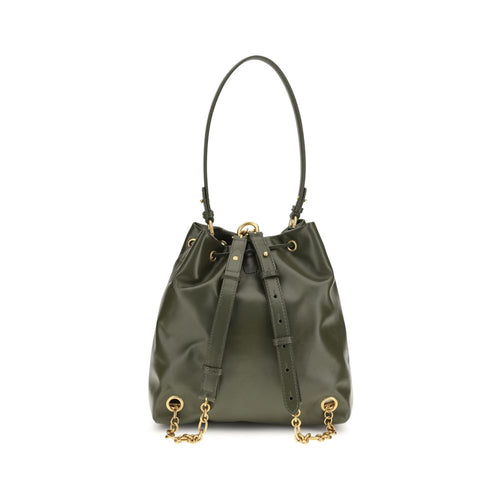 Balmain Bicolor Calf Leather Bos Taurus Rucksack