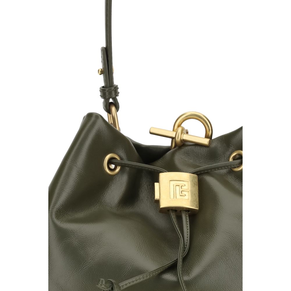 Balmain Bicolor Calf Leather Bos Taurus Rucksack