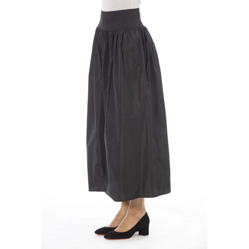 Alpha Studio Brauner Polyester-Rock für Damen
