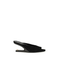 Balmain Schwarze Mules aus Ziegenleder