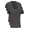 Palm Angels Schwarzes Baumwoll-T-Shirt für Herren
