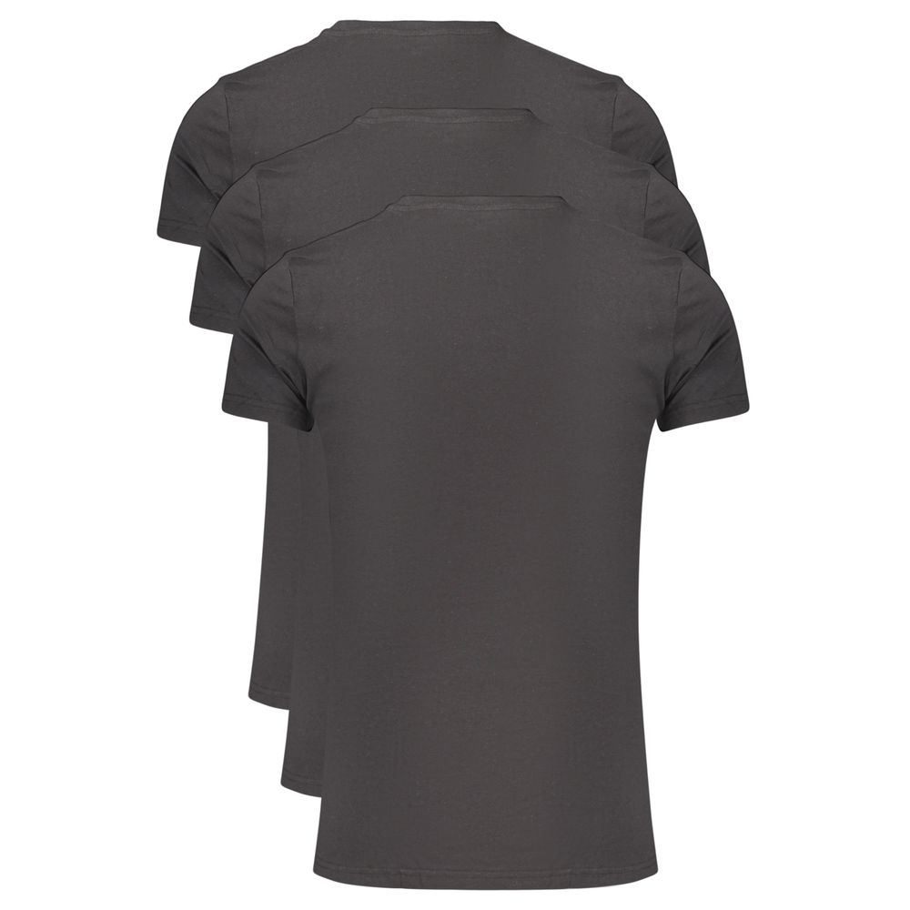 Palm Angels Schwarzes Baumwoll-T-Shirt für Herren