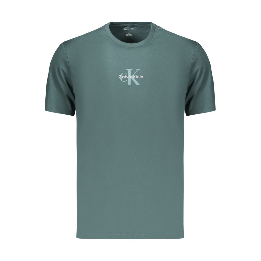 Calvin Klein Blaues Baumwoll-T-Shirt für Herren