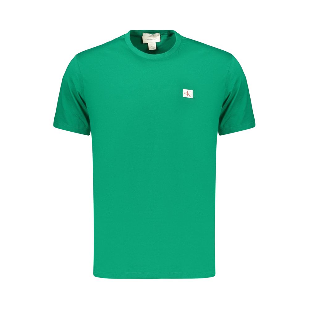 Calvin Klein Grünes Baumwoll-T-Shirt für Herren