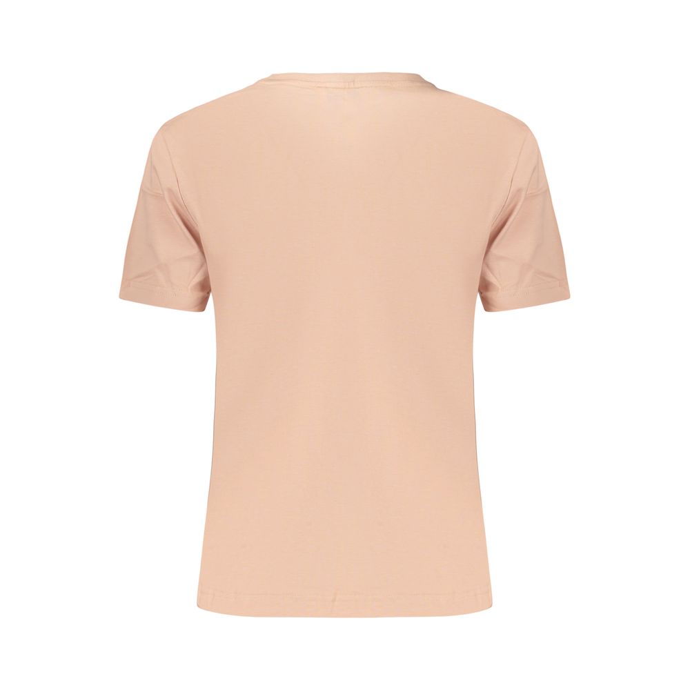 Calvin Klein Rosa Baumwoll-T-Shirt für Damen