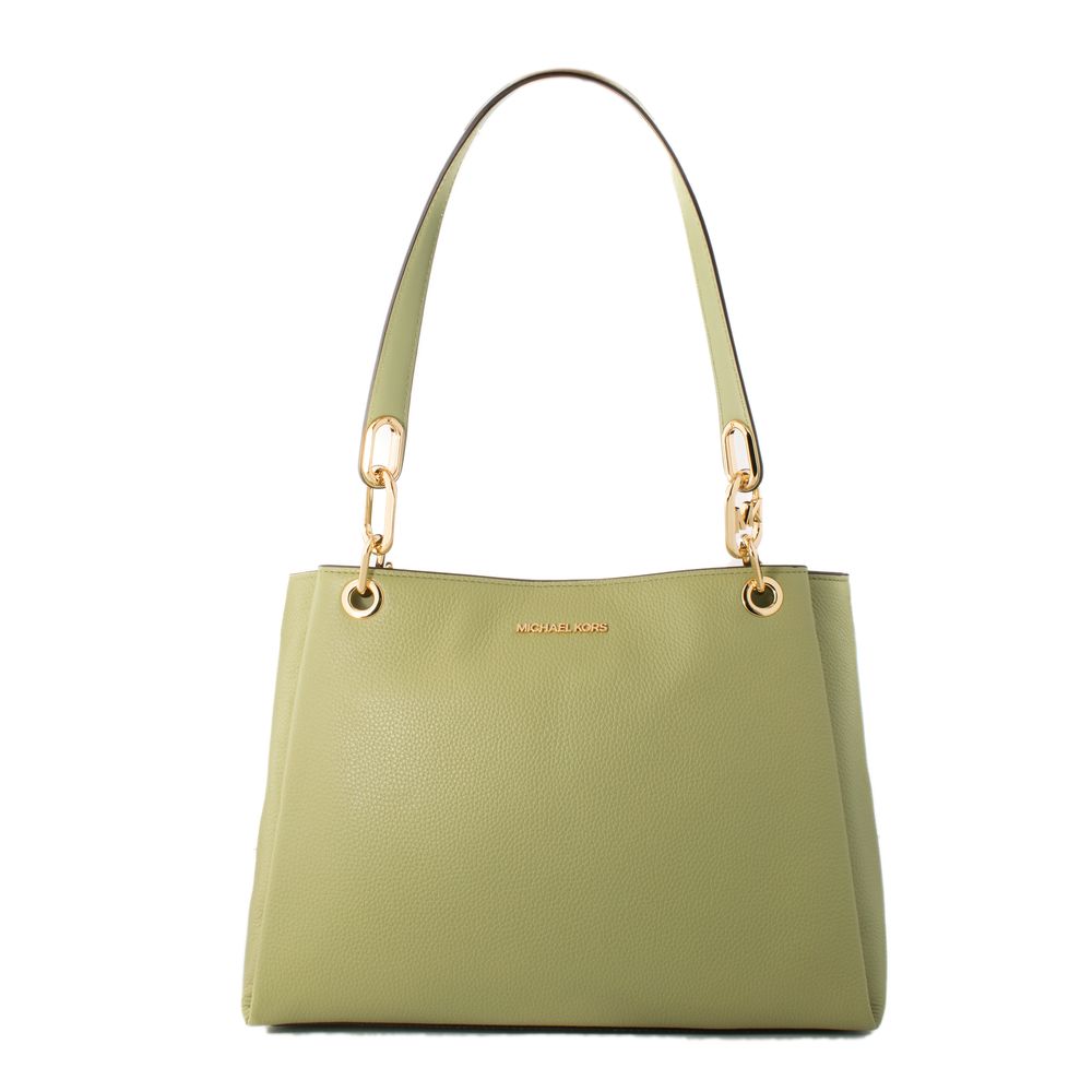 Michael Kors Zweifarbige Lederhandtasche