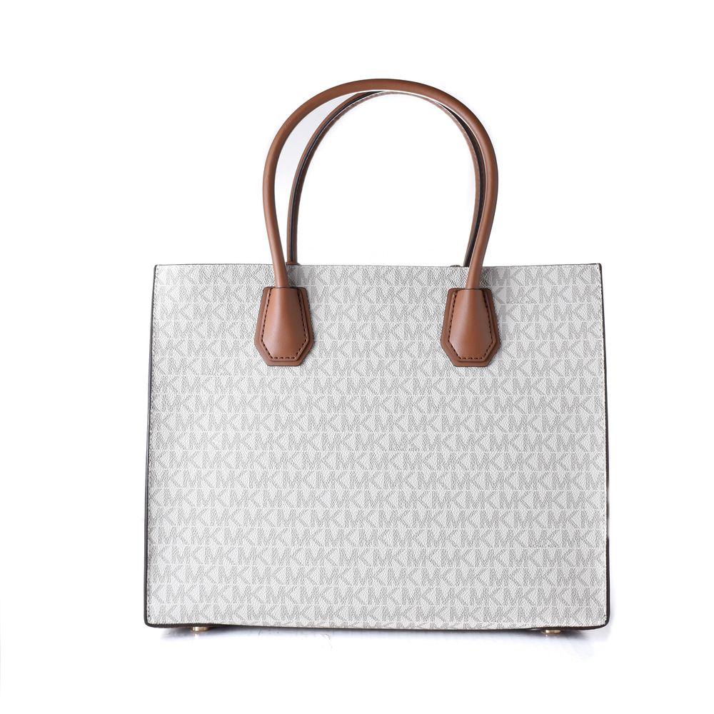 Michael Kors Graue Lederhandtasche