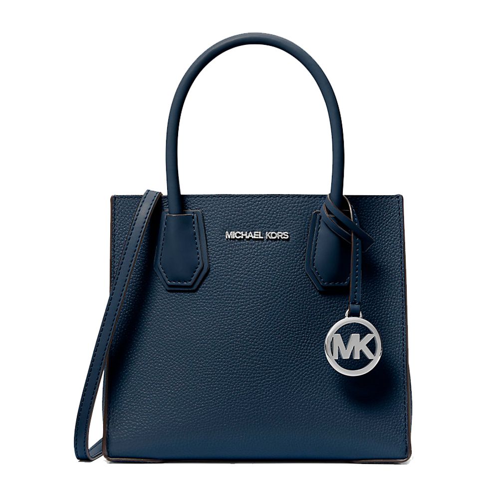 Michael Kors Blaue Pelz Handtasche